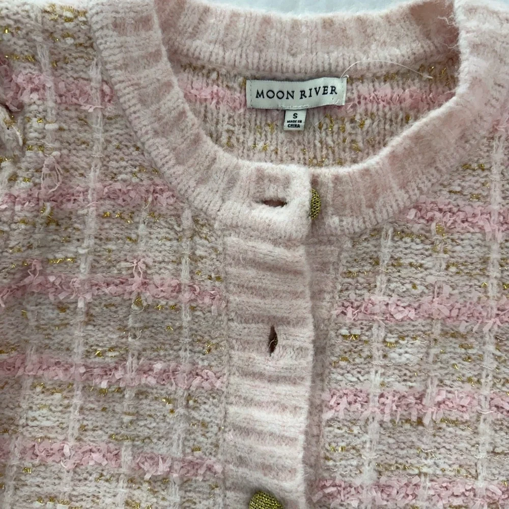 Pink and Gold Sweater Set - Picture 3 of 3